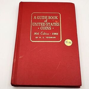 Vintage Guide Book of US Coins 36th Edition 1983